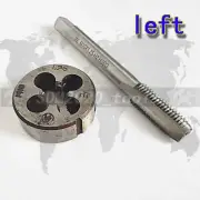 1 set LH M10x1.25mm left-hand Machine tap and die Threading Tools M10*1.25 mm