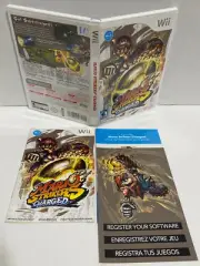 Mario Strikers Charged Wii Artwork & Instruction Manual Booklet ONLY NO GAME