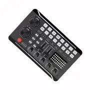 Professional Audio Mixer Live Sound Card with DJ Mixer Effects and Voice ChangLw