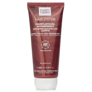 Martiderm Hair System Anti-Sebum 防脫髮洗髮露 With Salicylic Acid (適用於易出油的頭髮）