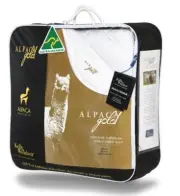 NEW Big Bedding Kelly & Windsor Alpaca Gold 200 Quilt
