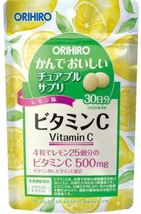 在飛比找樂天市場購物網優惠-日本【ORIHIRO】維他命C檸檬風味錠 30日分 2024