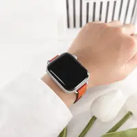 在飛比找PChome24h購物優惠-Apple Watch 全系列通用錶帶 蘋果手錶替用錶帶 荔