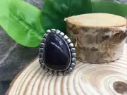 Labradorite Handmade Gemstone Ring 925 Silver Plated Free Ship Size 8 New 6434