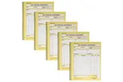 5pc Spirax 500 Tax Invoice & Statement Quarto Carbonless Stationery 50-Pages