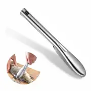 Fish Scaler Stainless Steel Tool, No Mess Fish Scale Remover, Portable Cleaner