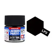 Tamiya 10ML LP-3 Flat Black Lacquer Paint