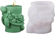Silicone Turtle Molds,Turtle Aromatherapy Gypsum Mould - Resin Animal Molds 3D Candle Cake Clay Making Moulds Craft Supplies