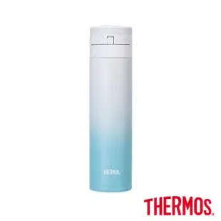 【THERMOS膳魔師】不鏽鋼超輕量自動上鎖真空保溫瓶450ml(JNS-453)