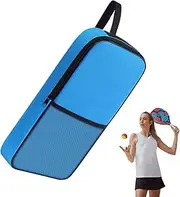 Pickleball Paddle Bag, Tennis Racket Travel Bag, Sports Equipment Carrying Bag, Large Capacity Pickleball Bag, Mesh Pocket Paddle Bag, Portable Racket Bag, Pickleball Gear Bag, Tennis Equipment Bag