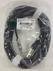 GLS Audio 25ft Patch Cable Black Metal Ends XLR-M to 1/4" TRS 2 conduct + shield
