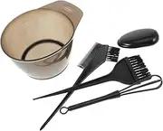 LALADEFIEE Hair Coloring Supplies 6-piece Kit Dyeing Tools Hair Tint Kits for Long/short