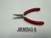 Snap-on Tools NEW RED Soft Grip 5" Short Needle Nose Precision Pliers P92050A