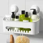 Shower Caddy Suction Cup Shelf Basket Rack with Premium Vacuum Suction Cup No-Dr