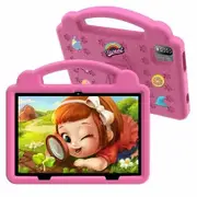 Android 12 Tablet Kids 10 Inch OS 3GB RAM 64GB Storage Time Limits Age Filters Parental Controls Google Playstore Pink Educational Device