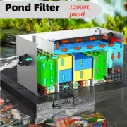 12000L Gardening Bio-Filter Aquarium FishTank Pond UV Sterilisers Pond Filter