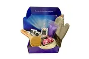 Spa Essentials Amethyst Dust Lavender Salt Bath Soak Bathtub Health Gift Set