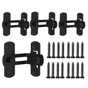 90 Degree Door Latch, Right Angle Stainless Steel Door Lock Latch Buckle Push