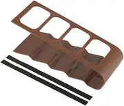 REMOTE CONTROL HOLDER ORGANIZER STORAGE RACK FOR TV DVD VCR PHONE 4 SLOTS LIGHTWEIGHT PORTABLE [HOME LIVING ROOM] (Coffee)