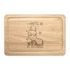 Manatees Are Just Butch Mermaids Rectangular Wooden Chopping Board Funny Animal