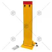 Bollard Rectangle 80cm Fold Down Car Parking Lock Heavy Duty Safety Barrier 2Key
