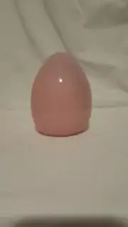 Crystal Rose Quartz Healing Egg Large Polished.