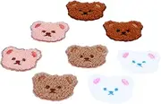 SHINEOFI 8Pcs Cartoon Embroidery Patches Iron Adhesive Applique for Clothes Bags Hats and Shoes Durable Skin Friendly Easy DIY Decoration and Repair