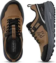 [WALK·HERO COMFORT AND SUPPORT] Mens Hiking Shoes for Plantar Fasciitis, Lightweight Waterproof Shoes with Non Slip Rubber Sole, Orthopedic Walking Shoes Sneakers with Arch Support for Foot & Heel Pain Relief