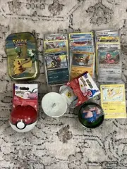 Mega Construx Pokémon Mime Jr. / Hoppip Series 16 Ultra Ball Poke Ball + Cards