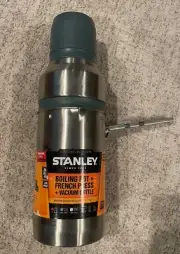 Stanley Adventure Vacuum Coffee System All in 1. 17oz FRench Press/2 cups in lid