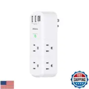 Surge Protector USB Outlet Extender, 6 AC Multi Plug Outlet and 3 USB Ports (