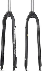 1-1/8" Bicycle Front Fork, 2.35" Tire,26/27.5/29" Rigid Fork Disc Brake Mountain Bike Bike Aluminum Alloy Fork Bicycle Accessories