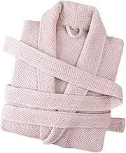 [XUEMML] Soft & Absorbent Waffle Spa Long Bathrobe For Women Lightweight Homewear