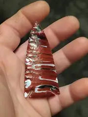 Corer Notch Borosilicate Art Glass 3 1/8" x 1 3/8"