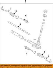 HYUNDAI OEM 20-24 Palisade Steering Gear Linkage-Inner Tie Rod 57726S8100 (for: Hyundai)