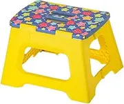 Vigar Kids Foldable 23cm Stool, Star – Certified 150kg Capacity, Non-Slip Feet, Compact & Portable, 9" Boost for Safe, Independent Reach, Easy-Clean Design, Fun Colour