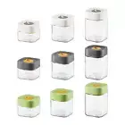 Glass Storage Jar Stackable Airtight Food Jar Cookie Jar