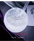 Glass Dome Lamp Sphere Round Ball Planet Moon Table Desk Mood Lighting Lilac
