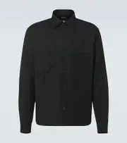 [Zegna] Zegna Technical wool overshirt AU 96 black