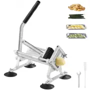 VEVOR Commercial Vegetable Slicer, 3/8 inch Fruit Slicer, Stainless Steel and Aluminum Alloy Vegetable Cutter Slicer Machine, Manual Slicer with Non-s