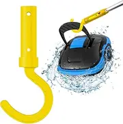 Keyrank Hook for All Robotic Pool Cleaner, Accessories Hook Customized for Pool Vacuum Robot Including Cordless,above Ground and Underwater,Attaches to Telescopic Poles-Yellow