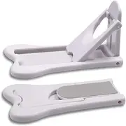 Sliding Door Lock for Child Safety, Window Stoppers for Vertical Windows, Sliding Glass Door Lock for Baby Proof (2 Pack)