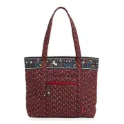 Vera Bradley Cotton Vera Tote Bag Enchanting Flowers