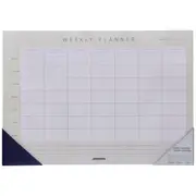 J.Burrows A4 Undated Weekly Planner Pad 60 Sheets