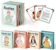 Auslan Sign Language 200 Flash Cards - Learn Australian Sign Language