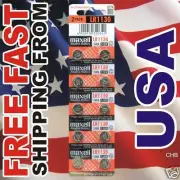 10 MAXELL LR1130 AG10 189 L1131 389 V10GA 1.5 V BATTERY