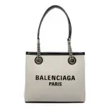 BALENCIAGA 759941 DUTY FREE S 小款帆布包購物袋 自然色