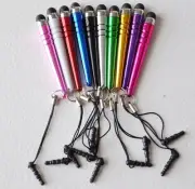 MINI STYLUS BAT 3.5mm earphone jack dust plug cap FOR apple iphone 6 plus 5 4s 4