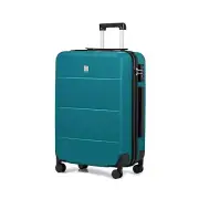 Hanke 26 Inch Checked Luggage Medium Hard Shell Suitcases with Wheels Lightwe...