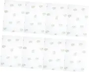 CIYODO 45x30cm Fridge Mats Set 8 Pcs Washable Refrigerator Pads Fridge Appliance Liner Anti-Spill Countertop Drawer Protectors